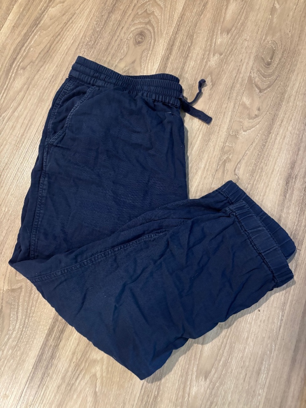 Jcrew navy size 14 100% cotton joggers 🏃